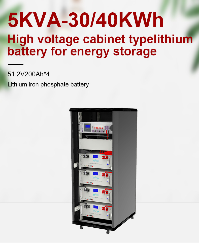 51.2v 200ah solar battery cabinet
