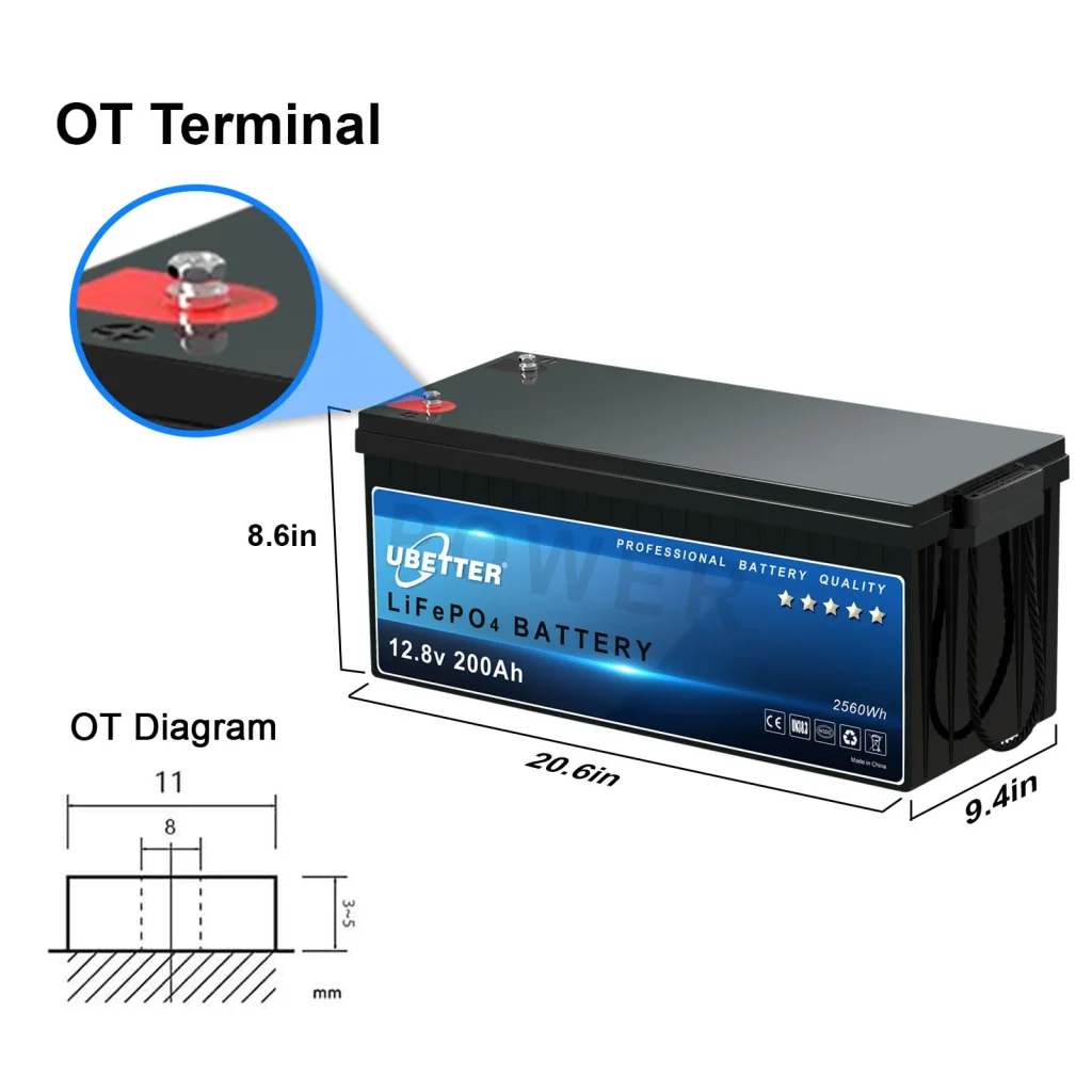 12V 200Ah Lithium Ion deep cycle 2