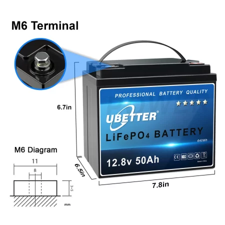 12V 50Ah deep cycle lithium battery 3